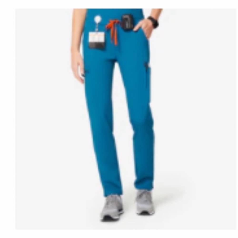 FIGS women's Alps Blue yola skinny scrub pants